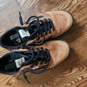 Vans Men's Brown and Black Sneakers